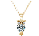 Zircon Owl Pendant Female – Jewelry Gift Ideas — 4