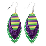 Multi-Layer Stitching Leather Earrings – Everyday Gifts — 6
