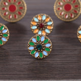 Color Drop Earrings with Diamonds – Thoughtful Gifts — 4