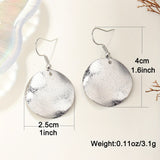 Women's Jewelry Shaped Coin Circle Earrings Simple – Stylish Gifts — 2