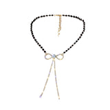 Pearl Bowknot Pendant Necklace Female Trendy – Jewelry Gift Ideas — 2