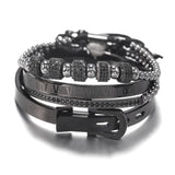 Micro-inlaid zircon bracelet Punk bracelet – Jewelry Gift Ideas — 3