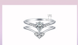 Silver Fashion Personality Can Wear A Two-piece Ring – Stylish Gifts — 2