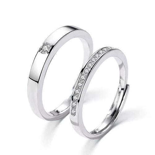Couple Ring A Pair Of Men And Women With Diamonds – Gifts for Her — 2