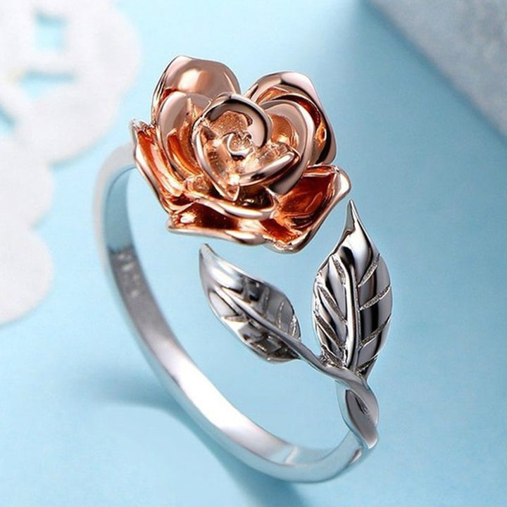 Rose Adjustable Ring – Birthday Gifts — 1
