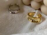 Simple Small Irregular Concave S925 Silver Ring – Unique Gift Ideas — 7