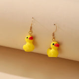 Fashion Sweet Little Yellow Duck Earrings – Stylish Gifts — 3