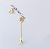 Asymmetrical snowflake earrings – Practical Gifts — 3