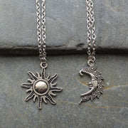 Moon Pendant Vintage Good Friend Couple Necklace – Jewelry Gift Ideas — 6