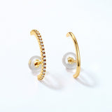 A Pair Of White Zirconium Sterling Silver – Holiday Gift Ideas — 1