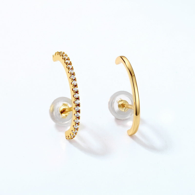 A Pair Of White Zirconium Sterling Silver – Holiday Gift Ideas — 1