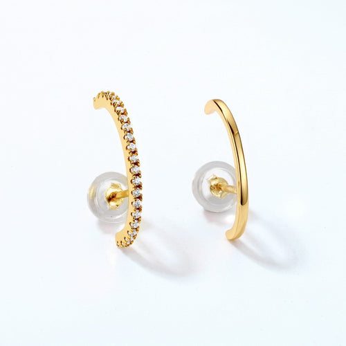 A Pair Of White Zirconium Sterling Silver – Holiday Gift Ideas — 1
