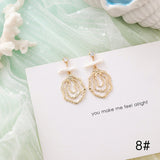 Frosty Starfish Shell Earrings – Stylish Gifts — 2