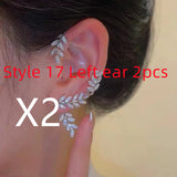 Super Flashing Diamond Earrings With Butterfly Ear – Stylish Gifts — 15