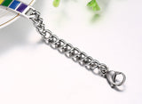 Colored men and women stainless steel bracelet – Jewelry Gift Ideas — 5