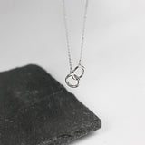 Circle double ring necklace – Jewelry Gift Ideas — 2