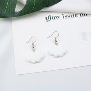 Simple White Cloud Korean Style Cute Earrings – Stylish Gifts — 5