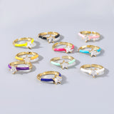 European And American Copper Micro-set Rhinestone Star – Gifts for Her — 1