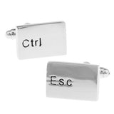 Metal Letter French Shirt Men's Cufflinks – Gifts for Him — 1