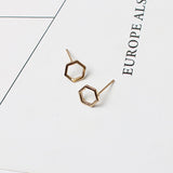 Simple Fashion Geometric Hexagon Stud Earrings – Stylish Gifts — 7