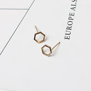 Simple Fashion Geometric Hexagon Stud Earrings – Stylish Gifts — 7