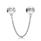 Logo Love Pentagram Bow Safety Chain Bracelet – Jewelry Gift Ideas — 7