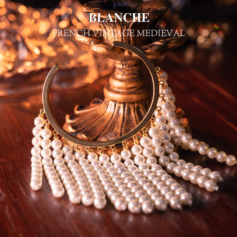Glass Pearl Grace Retro Elegant Tassel Bracelet – Jewelry Gift Ideas — 1