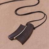 Ancient silver alloy geometric necklace – Jewelry Gift Ideas — 1