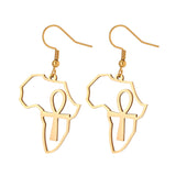 Fashion Hot Sale Cross Africa Map Earrings – Stylish Gifts — 2