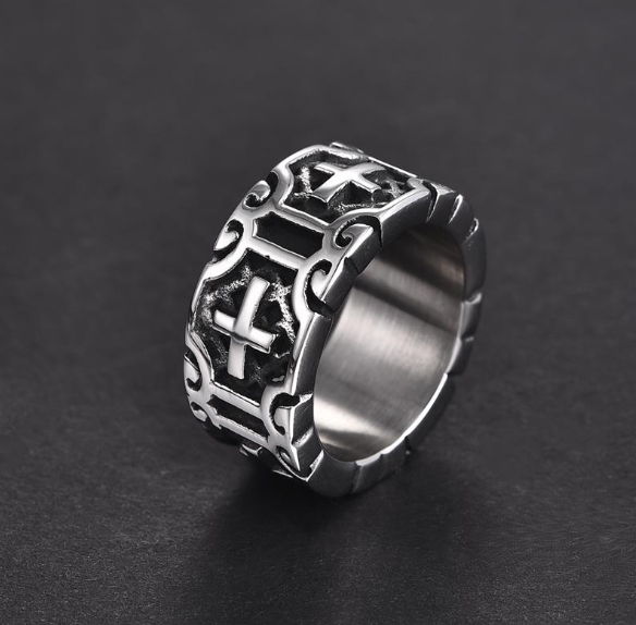 Silver Cross Ring – Surprise Gifts — 1