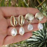 Alloy Shell Earring Contracted Shell Combination – Jewelry Gift Ideas — 5