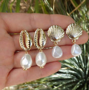 Alloy Shell Earring Contracted Shell Combination – Jewelry Gift Ideas — 5