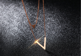 Triangle V necklace – Jewelry Gift Ideas — 7