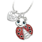 Two-tone owl bee necklace earring set – Jewelry Gift Ideas — 6