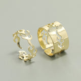 Popular Nude Gold Fashion Personality Ring – Stylish Gifts — 2