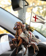 Acrylic Flat Knight Car Pendant Car Interior – Stylish Gifts — 7