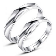 Couple love intertwined ring – Gifts for Couples — 1