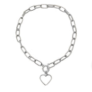 Fashion Simple Metal Ball Thick Chain Necklace – Jewelry Gift Ideas — 7