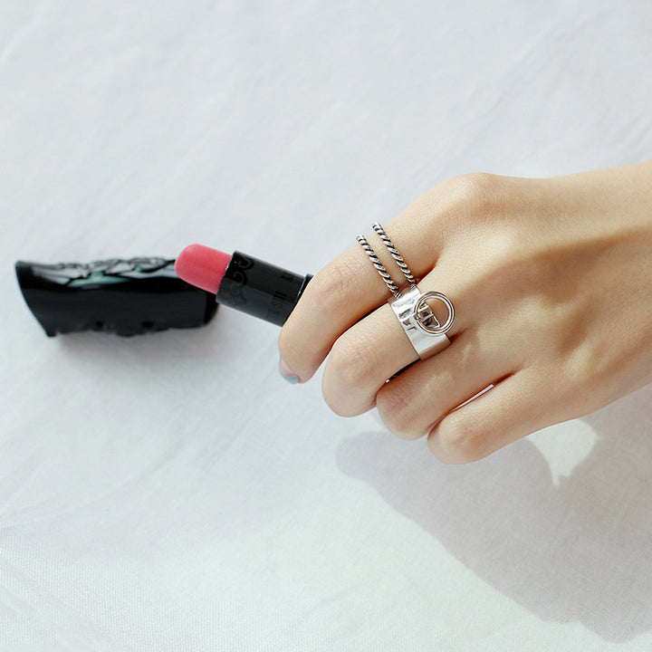 Minimalist Glossy Ring Opening S925 Sterling – Unique Gift Ideas — 1