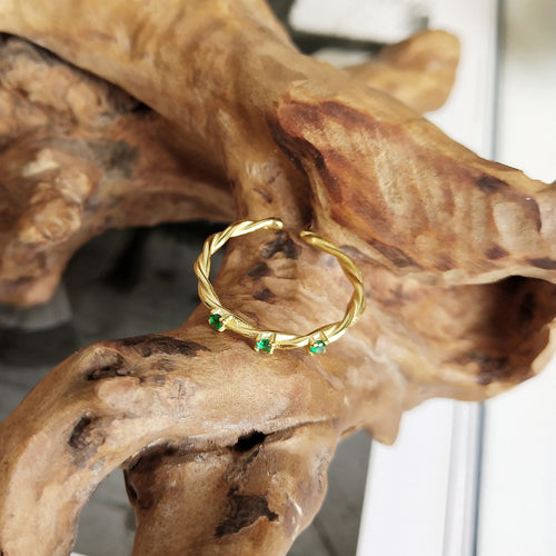 Adjustable wild woven ring – Special Occasion Gifts — 1