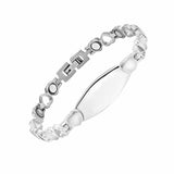 Titanium Steel Bracelet Magnet Heart Lettering – Jewelry Gift Ideas — 3