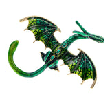 Style Diamond-Encrusted Red Brooch, Retro Winged – Stylish Gifts — 2