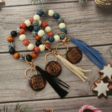 Leopard Wood Bracelet Beaded Spotted – Jewelry Gift Ideas — 14