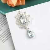 Fashion Retro Wild Drop Glass Drill Brooch – Stylish Gifts — 5