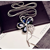 Crystal flower wild pendant necklace – Jewelry Gift Ideas — 3