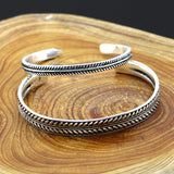 Handmade 925 Silver Bracelet Opening Thai Silver – Jewelry Gift Ideas — 2