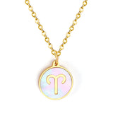 Fashion 12 Constellations White Shell Pendant – Jewelry Gift Ideas — 15