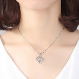 Sterling Silver Necklace Girls Clavicle Chain – Jewelry Gift Ideas — 4