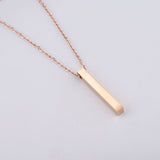 3D Engraved Bar Necklace – Jewelry Gift Ideas — 5