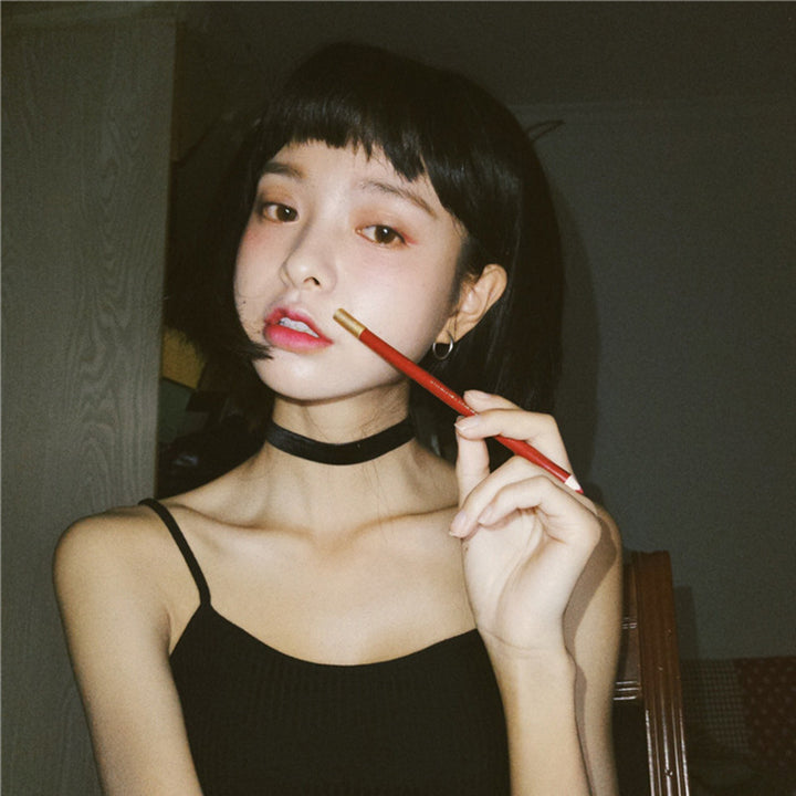 Black Velvet Neck With Collar And Chain – Unique Gift Ideas — 1